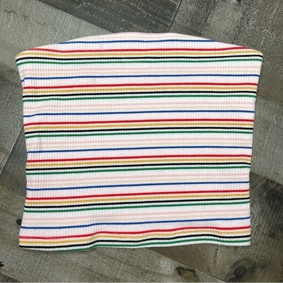 American Eagle Bandeau Striped Top size XS - Picture 1 of 6